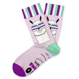 Two Left Feet- Kids Socks-- "No Drama Llama"